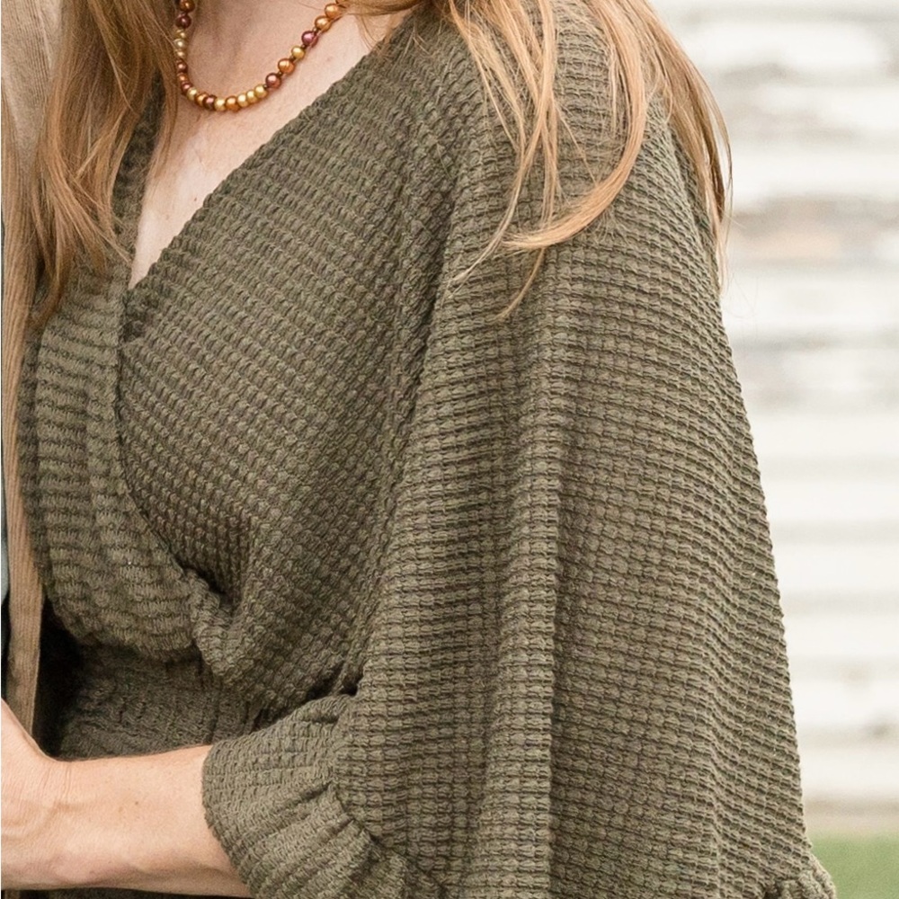 Dark Olive Green Women's Dress